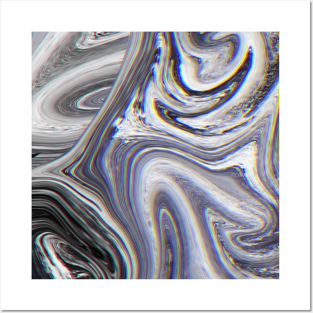 Marble Glitch Pattern II Wall Art by Tobe_Fonseca